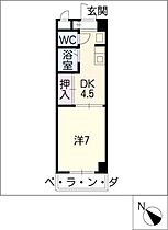 メゾン花みずき  ｜ 愛知県豊明市新栄町7丁目（賃貸マンション1DK・4階・26.03㎡） その2