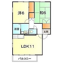 シャンポールホープII 202 ｜ 愛知県豊明市三崎町三崎15-21（賃貸アパート2LDK・2階・53.00㎡） その2