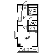 エクセル二村台 4A ｜ 愛知県豊明市沓掛町田楽ケ窪1-100（賃貸マンション1K・4階・25.00㎡） その2