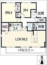 プランドール北山台Ｂ棟  ｜ 愛知県愛知郡東郷町北山台1丁目（賃貸アパート2LDK・2階・62.87㎡） その2