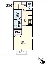 Ｆｏｒｅｓｔ　Ｈｅｉｍ  ｜ 愛知県大府市森岡町8丁目（賃貸アパート1K・1階・28.27㎡） その2