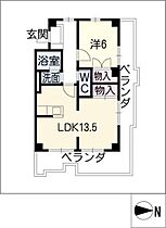 群雄久保ビル  ｜ 愛知県豊田市久保町1丁目（賃貸マンション1LDK・4階・42.48㎡） その2