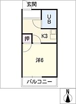 ハイツＦＵＫＵＯＫＡ　II  ｜ 愛知県豊田市貝津町鉄炮迫（賃貸マンション1K・1階・18.00㎡） その2