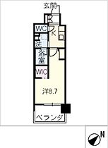 仮）豊田市西町マンション  ｜ 愛知県豊田市西町1丁目（賃貸マンション1K・2階・30.08㎡） その2