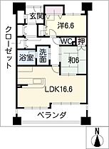 センシア南梅坪　303号室  ｜ 愛知県豊田市梅坪町10丁目（賃貸マンション2LDK・3階・68.64㎡） その2