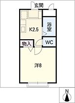 アムラックスII  ｜ 愛知県豊田市貝津町箕輪（賃貸アパート1K・2階・25.92㎡） その2