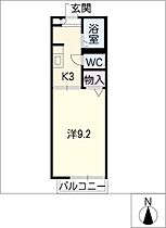 プランドールＳ　Ｃ棟  ｜ 愛知県豊田市伊保町上北野（賃貸アパート1K・1階・27.18㎡） その2