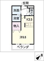 エス・ステージ住吉  ｜ 愛知県豊田市住吉町前邸（賃貸マンション1K・1階・36.80㎡） その2