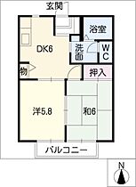 エスポアールサカイ  ｜ 愛知県豊田市堤町上町（賃貸アパート2DK・2階・38.50㎡） その2