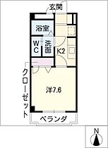 ジュネスＫ  ｜ 愛知県豊田市千足町3丁目（賃貸マンション1K・3階・27.72㎡） その2