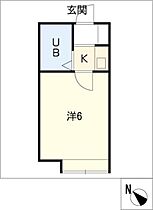 コスモ21御幸  ｜ 愛知県豊田市御幸本町7丁目（賃貸アパート1K・2階・14.58㎡） その2