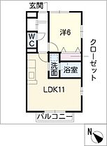 パレ・ガルニエ　ＥＡＳＴ  ｜ 愛知県刈谷市井ケ谷町寺山下（賃貸アパート1LDK・1階・40.50㎡） その2