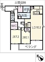 ユートレア　Ｎ棟  ｜ 愛知県知立市鳥居1丁目（賃貸マンション2LDK・2階・94.56㎡） その2