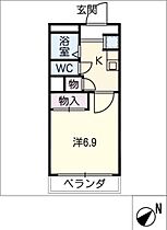 グロワール21  ｜ 愛知県刈谷市築地町5丁目（賃貸マンション1K・3階・23.31㎡） その2