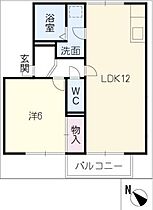 プランドールディス  ｜ 愛知県刈谷市小垣江町上松（賃貸アパート1LDK・1階・41.89㎡） その2