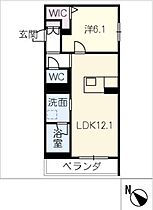 仮）徳次町シャーメゾン  ｜ 愛知県西尾市徳次町上十五夜（賃貸マンション1LDK・2階・43.62㎡） その2