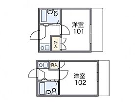 レオパレス岡崎第3 102 ｜ 愛知県岡崎市羽根東町2丁目1-2（賃貸アパート1K・1階・15.75㎡） その2