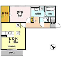 アルト8 103 ｜ 愛知県岡崎市矢作町字高縄手8-5（賃貸アパート1LDK・1階・48.54㎡） その2