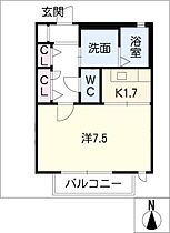 昴  ｜ 愛知県岡崎市明大寺町字池下（賃貸アパート1K・2階・27.27㎡） その2