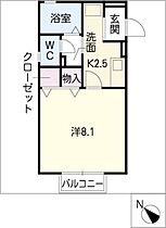 フェニックス24  ｜ 愛知県岡崎市久後崎町字郷西（賃貸アパート1K・2階・26.93㎡） その2