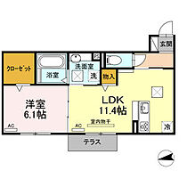 コンフォート梓 103 ｜ 愛知県蒲郡市豊岡町姥子14-1（賃貸アパート1LDK・1階・45.18㎡） その2