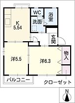 チャーリーズＤ棟  ｜ 愛知県豊橋市大村町字橋元（賃貸アパート2K・1階・43.75㎡） その2