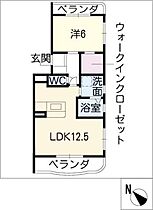 Ｅｓｐｏｉｒ野添  ｜ 愛知県豊川市大崎町野添（賃貸マンション1LDK・3階・43.02㎡） その2