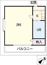 コンフォールＫ－III  ｜ 愛知県豊川市金屋本町2丁目（賃貸アパート1K・2階・15.35㎡） その2