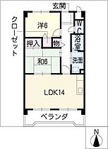 桜ハイツ平川  ｜ 愛知県豊橋市平川本町2丁目（賃貸マンション2LDK・4階・59.28㎡） その2