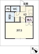 フィオーレ東新町  ｜ 愛知県豊橋市東新町（賃貸マンション1K・1階・24.30㎡） その2