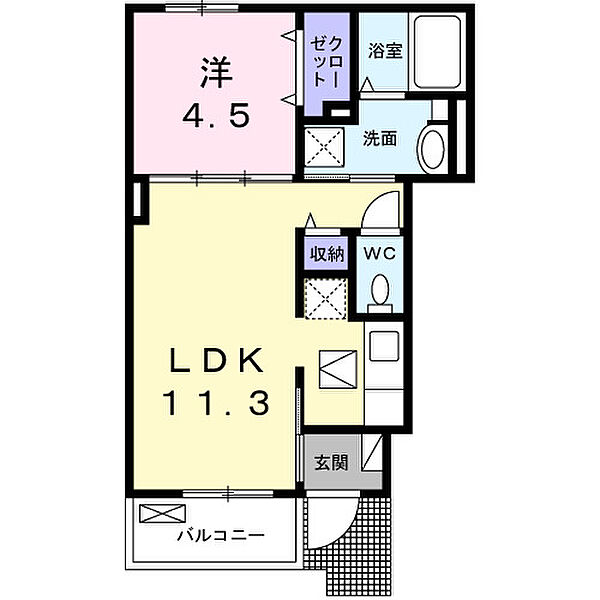 コトハトルチェ 102｜愛知県豊橋市牟呂外神町(賃貸アパート1LDK・1階・37.00㎡)の写真 その18