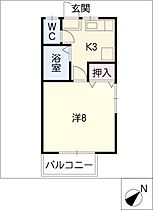 シングル西町  ｜ 愛知県豊橋市羽根井西町（賃貸アパート1K・2階・24.20㎡） その2