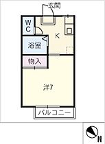 サンクス新栄　II  ｜ 愛知県豊橋市新栄町字一本木（賃貸アパート1K・2階・23.18㎡） その2