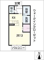 スカイヴィレッジ浜道Ｃ棟  ｜ 愛知県豊橋市浜道町字管石（賃貸アパート1R・2階・30.24㎡） その2