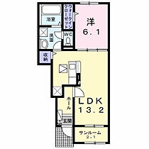 ジェネシスIII 105 ｜ 愛知県丹羽郡大口町城屋敷1丁目280番地（賃貸アパート1LDK・1階・50.05㎡） その2