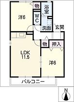 プレミール  ｜ 愛知県丹羽郡大口町余野6丁目（賃貸アパート2LDK・1階・53.48㎡） その2