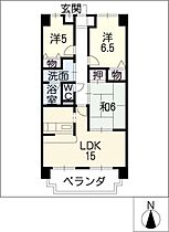 サニーコート平島  ｜ 愛知県一宮市平島1丁目（賃貸マンション3LDK・5階・71.91㎡） その2