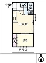 常願ハイツＡ棟  ｜ 愛知県一宮市常願通3丁目（賃貸マンション1LDK・2階・40.00㎡） その2