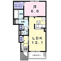 グレース　メゾン 103 ｜ 愛知県稲沢市下津片町153番地1（賃貸アパート1LDK・1階・48.35㎡） その2