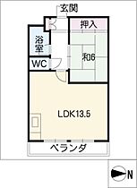 パステル　ハイム  ｜ 愛知県稲沢市高御堂1丁目（賃貸マンション1LDK・2階・38.88㎡） その2