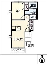 ｍａｉｓｏｎ　ｂｌａｎｃｈｅ  ｜ 愛知県海部郡大治町大字堀之内字狐穴（賃貸アパート1LDK・1階・45.77㎡） その2