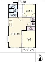 スカイハイツトヨタ  ｜ 愛知県愛西市北一色町昭和（賃貸マンション2LDK・3階・50.76㎡） その2