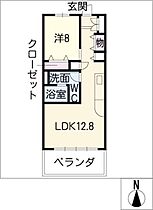 ＳＫ’ＢＵＩＬＤＩＮＧ－3  ｜ 愛知県津島市東柳原町1丁目（賃貸マンション1LDK・4階・46.52㎡） その2