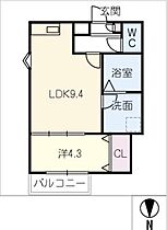 ＬＥＣＯＣＯＮ津島III  ｜ 愛知県津島市西柳原町1丁目（賃貸アパート1LDK・1階・33.01㎡） その2