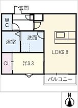 ＬＥＣＯＣＯＮ津島II  ｜ 愛知県津島市西柳原町1丁目（賃貸アパート1LDK・1階・32.76㎡） その2