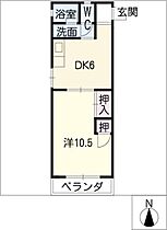 彦ハイツ  ｜ 愛知県愛西市諏訪町中杁（賃貸マンション1DK・2階・36.00㎡） その2