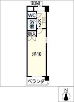 セントラルハイツ旭  ｜ 愛知県岩倉市旭町1丁目（賃貸マンション1K・2階・25.85㎡） その2