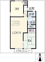 ブラン・ニュー白山  ｜ 愛知県江南市赤童子町白山（賃貸アパート2LDK・2階・55.60㎡） その2