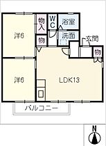 あんず　北棟  ｜ 愛知県小牧市応時4丁目（賃貸アパート2LDK・2階・55.34㎡） その2