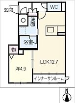 シャルム　ジューク  ｜ 愛知県春日井市浅山町3丁目（賃貸アパート1LDK・1階・47.24㎡） その2